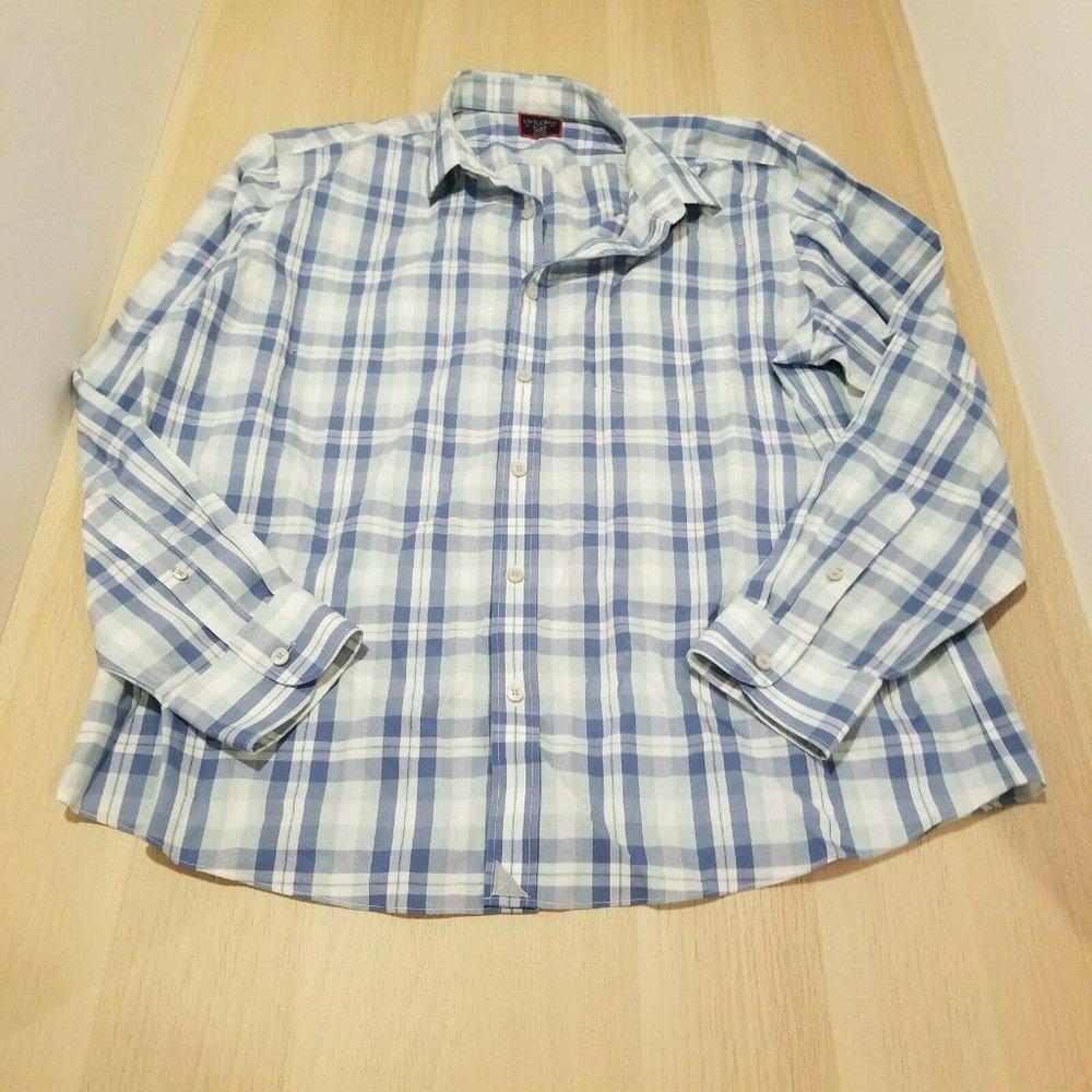 UNTUCKIT BUTTON DOWN SHIRT WRINKLE FREE SIZE XXL